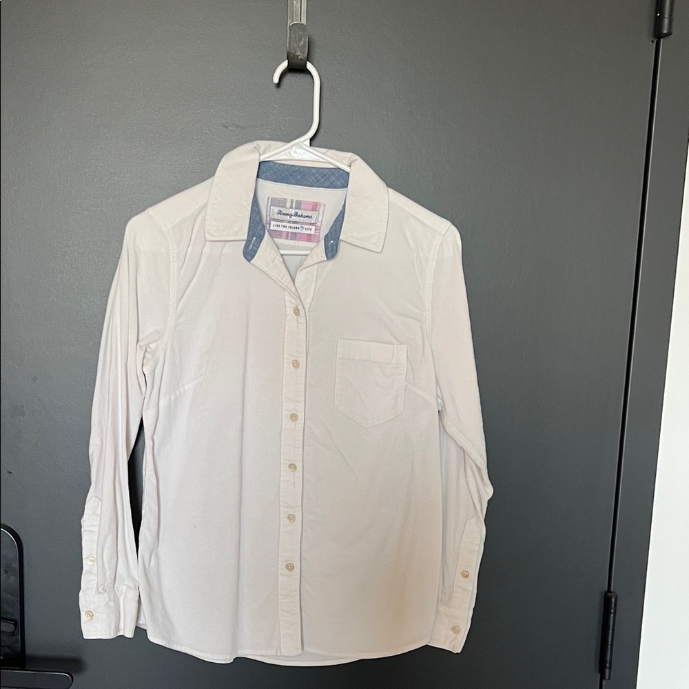 Tommy Bahama Cream Casual Button Down Shirt